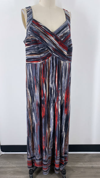 Roz & Ali Print Dress, 16W