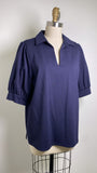 Jude Connally Blue Top, L