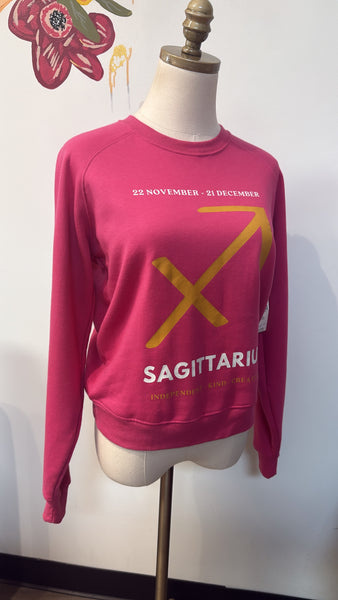 New Anthropologie Pink Catherine O'Sullivan Sweatshirt, XXS