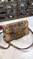 Sam Edelman Snake Print Crossbody Bag, 8"X5"