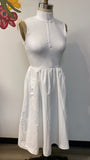 New Steve Madden White Berlin Dress, S