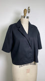 Gianni Bini Black Linen Top, M