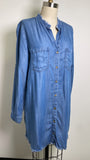 Chelsea & Violet Chambray Shirt Dress, M