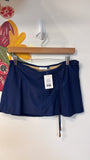 Cabana Life Blue Swim Skort, M (retail $52)