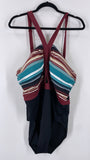 Coastal Blue One Piece Swimsuit, 2X