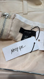 New Nasty Gal Ivory Cargo Strapless Dress, 8