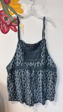 Lakhays Peace Sign Romper, M/L