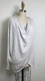 Athleta Gray Hoodie Sweatshirt, L