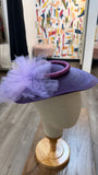 Vintage Purple Derby Hat