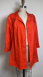 Peter Nygard Red Cotton/Linen Jacket, 2X