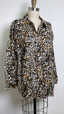 Talbots Animal Print Top, 2X