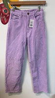 Billabong Purple Corduroy 30" Inseam Jeans, 24 (00)