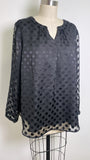 Talbots Black Top, 2X Petite