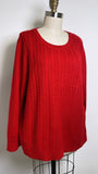 Talbots Red Sweater, 2X