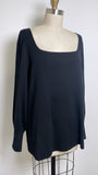 Talbots Black Merino Wool Sweater, 2X