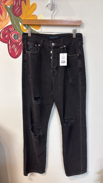 Aeropostale Black 90s Baggy Jeans, 6