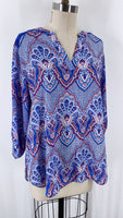 Zac & Rachel Blue Top, XL