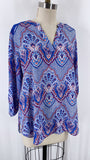 Zac & Rachel Blue Top, XL