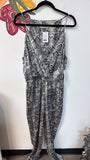 New Bishop + Young  Wild Thing Snake Print Jumpsuit, L (retail $109)