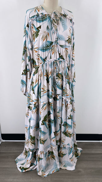 New Elf Flower Field White Island Dress, 3XL (retail $120)