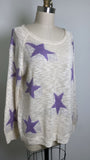 Blue Buttercup Star Print Sweater, S