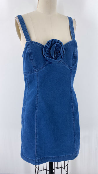 Porridge Denim Dress, L
