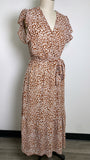 Pretty Garden Brown Dress, M