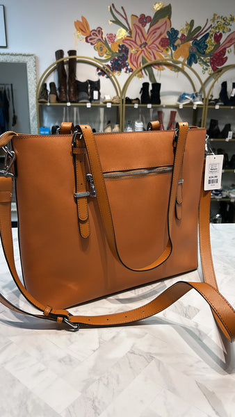 Enmain Brown Laptop Bag, 15"x11"