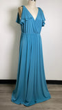 New Koh Koh Aqua Blue Green Dress, XL