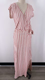 Caution to the Wind Ivory/Red Dress, M