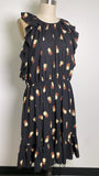 Kate Spade Black Pineapple Print Dress, XL