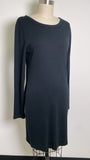 New Universal Thread Black Rib Knit Dress, XL