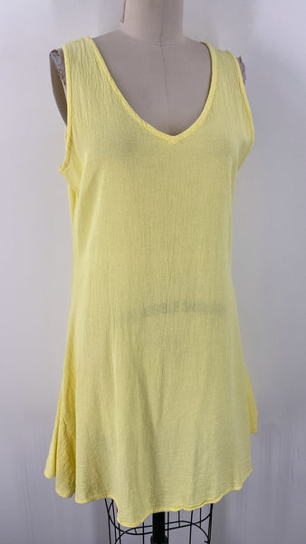 Cotton Ways Yellow Dress, S/M