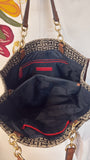 Tommy Hilfiger Brown Shoulder Bag, 12.5"x14"