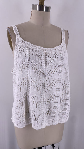 Nic + Zoe White Sweater, XXL