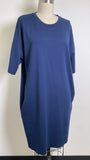 Coco + Carmen Blue Dress, L/XL with Pockets