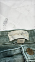 Universal Thread Green Denim High Rise Skirt, 18