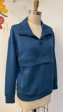Gaiam Blue Sweatshirt, XS