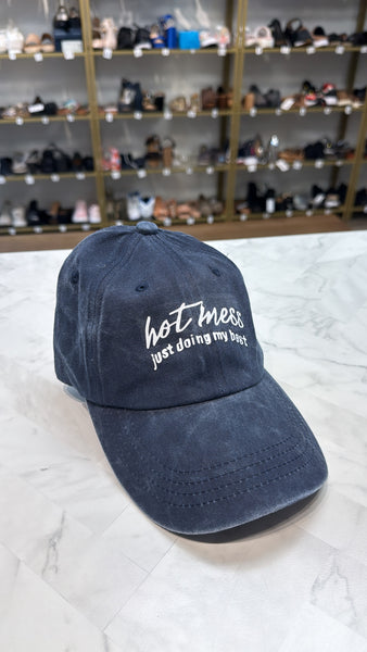 Hot Mess Blue Hat