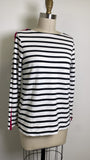 Chico's Black Stripe Top, S