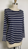 Chico's Blue Stripe Top, S