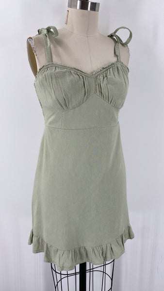 Hollister Green Dress, L