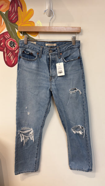 Levi's Wedgie Straight Button Fly Jeans, 26 (2)