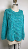 Talbots Green Sweater, XL Petite