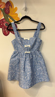 New B. Right Bashful Blue Mini Dress, S