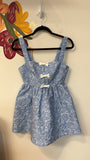 New B. Right Bashful Blue Mini Dress, S