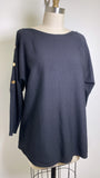 Cable & Gauge Black Sweater, XL