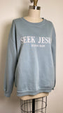 Seek Jesus Heaven Made Sweatshirt, L