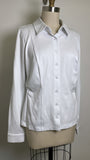 Cabi White Style 1202 Top, L
