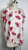 Cabi Cream/Pink Top, L